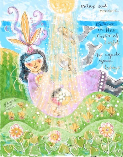 Relax & Receive | Humming-Art PRINTS