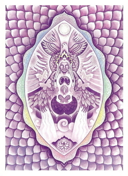 7th - Crown Chakra<br>I Know  #65<br />Print